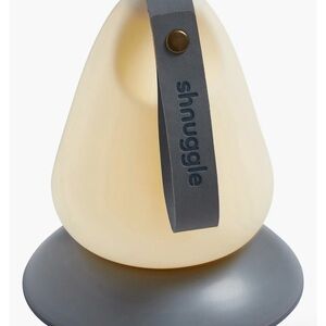 Shnuggle Moonlight Cream Night Light with Gray Base